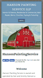 Mobile Screenshot of hansonpaintingservice.com
